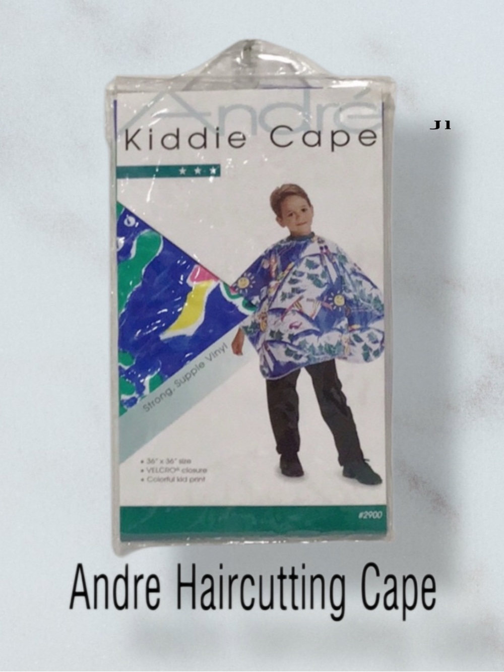 ANDRE Colorful Vinyl Kiddie Haircut Cape NEW